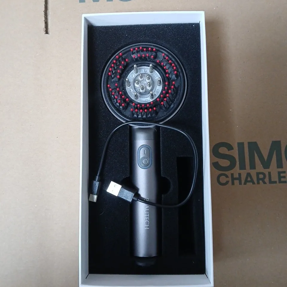 BEAUTECH EMS SCALP MASSAGING HAIR BRUSH – BOXED