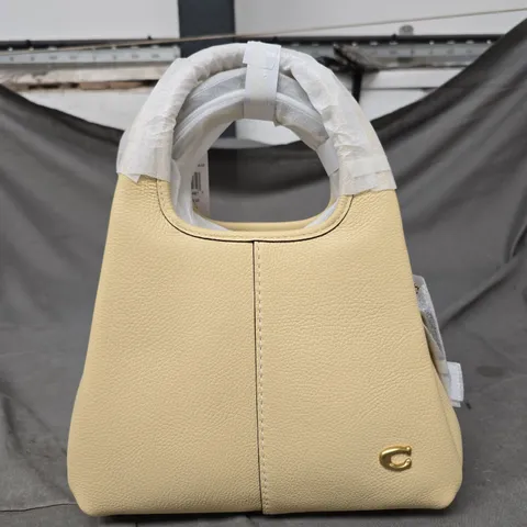COACH SMALL YELLOW HANDBAG