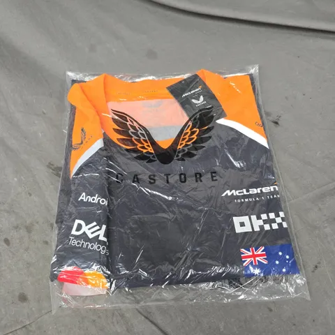 MCLAREN F1 TEAM SET UP T-SHIRT – MEN’S 3XL PHANTOM/AUTUMN GLORY