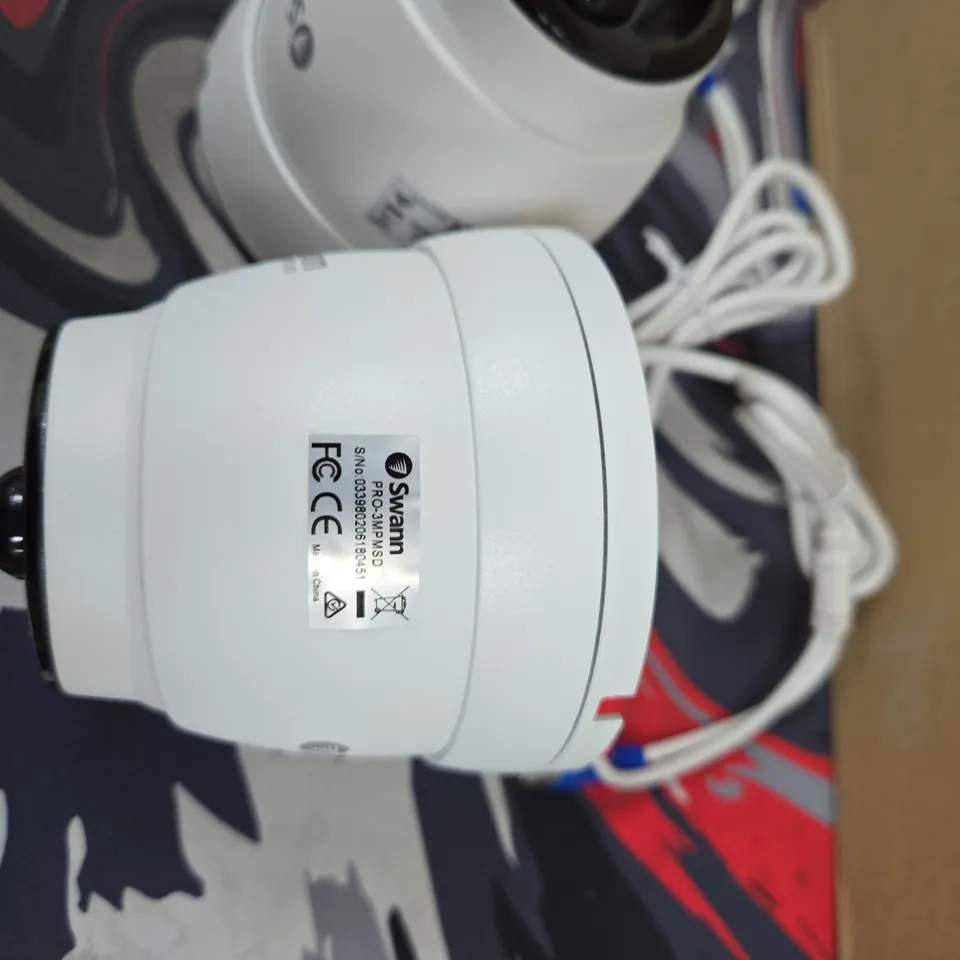 SWANN DOME CCTV CAMERAS (PAIR) – WHITE .