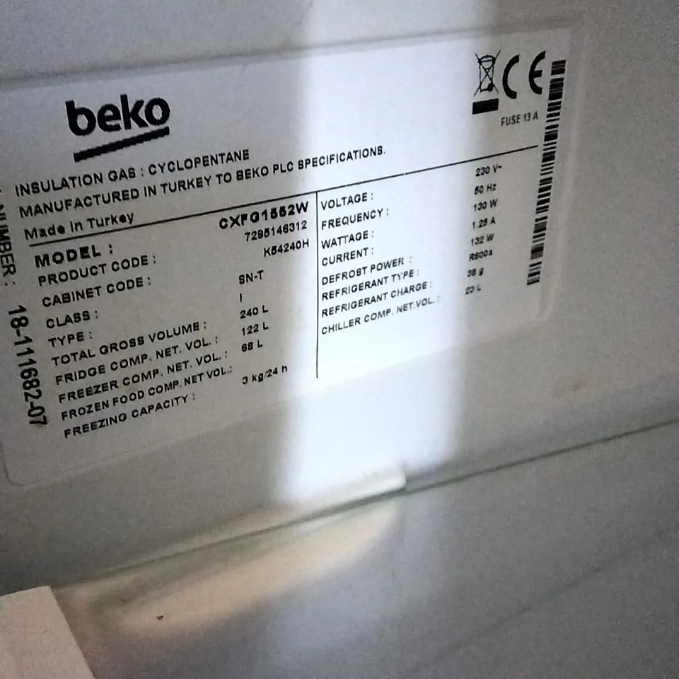 BEKO FRIDGE FREEZER