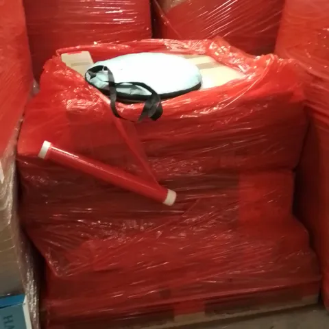 PALLET OF ASSORTED HOUSEHOLD GOODS AND PRODUCTS TO INCLUDE;POPUP TENT,PICTURE FRAME,RETRACTABLE SAFETY GATE