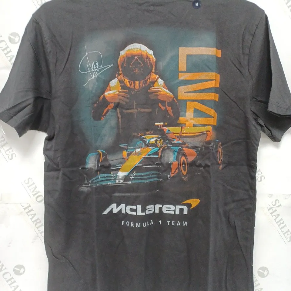 MCLAREN LANDO NORRIS TOP IN BLACK - MEDIUM