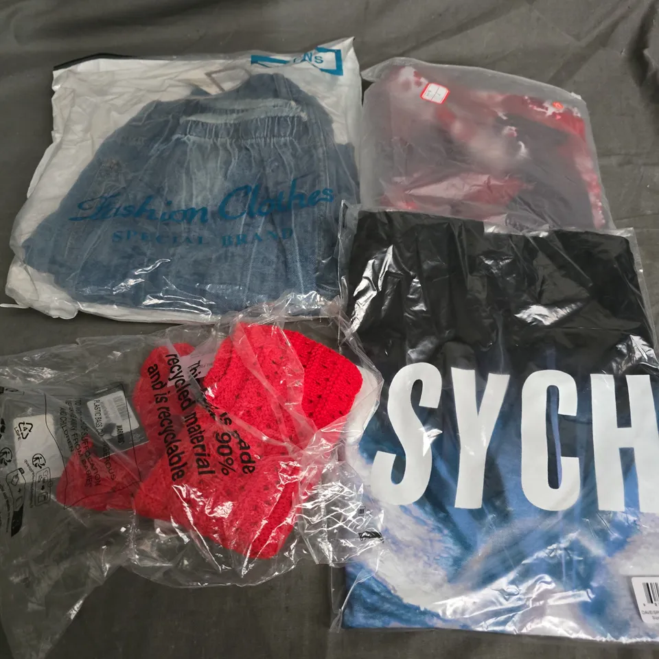 APPROXIMATELY 25 ASSORTED CLOTHING AND FASHION PRODUCTS IN VARIOUS STYLES AND SIZES - COLLECTION ONLY