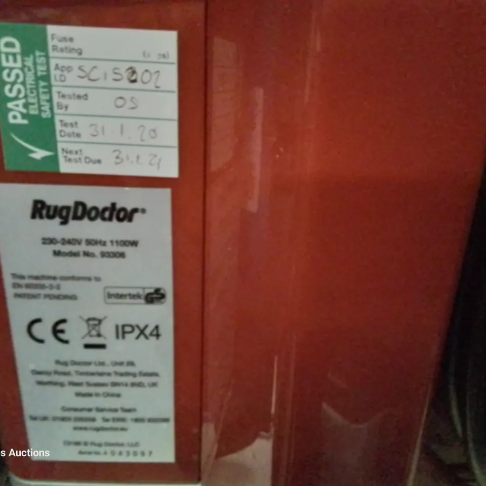 BOXED RUG DOCTOR PORTABLE SPOT CLEANER