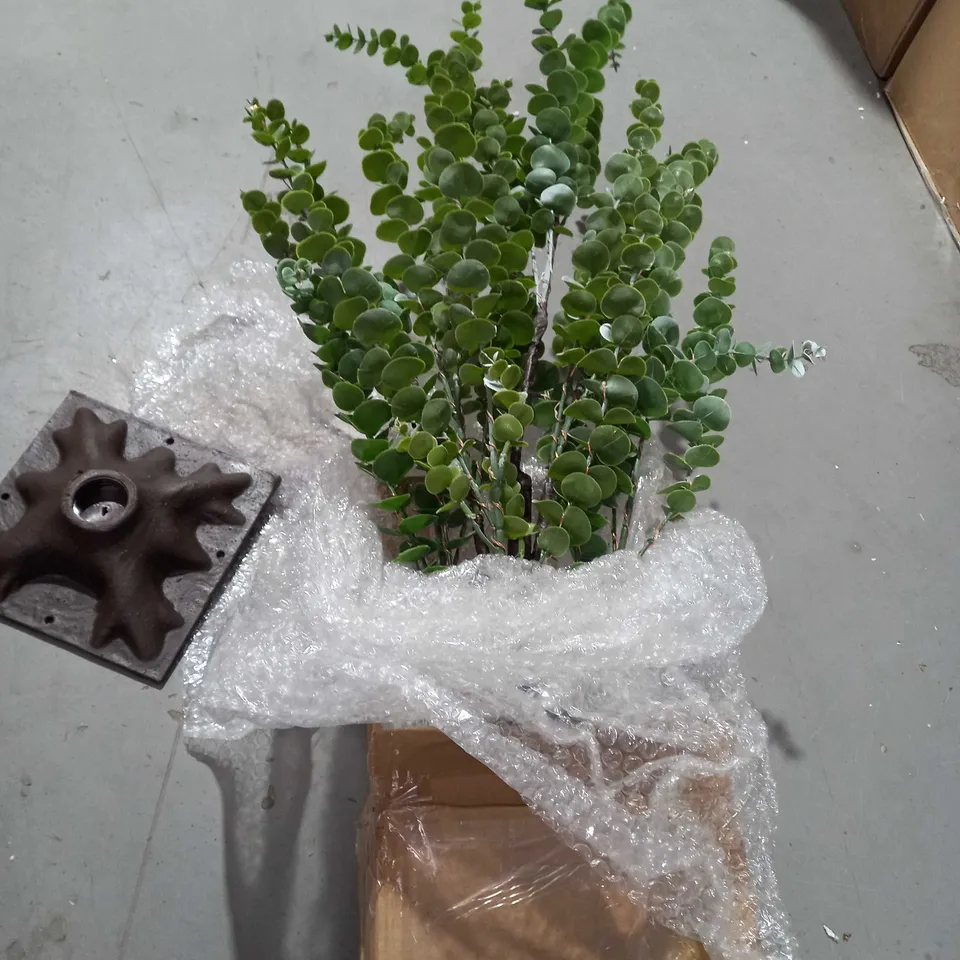 SARA DAVIES PRE-LIT INDOOR OUTDOOR EUCALYPTUS TREE - COLLECTION ONLY