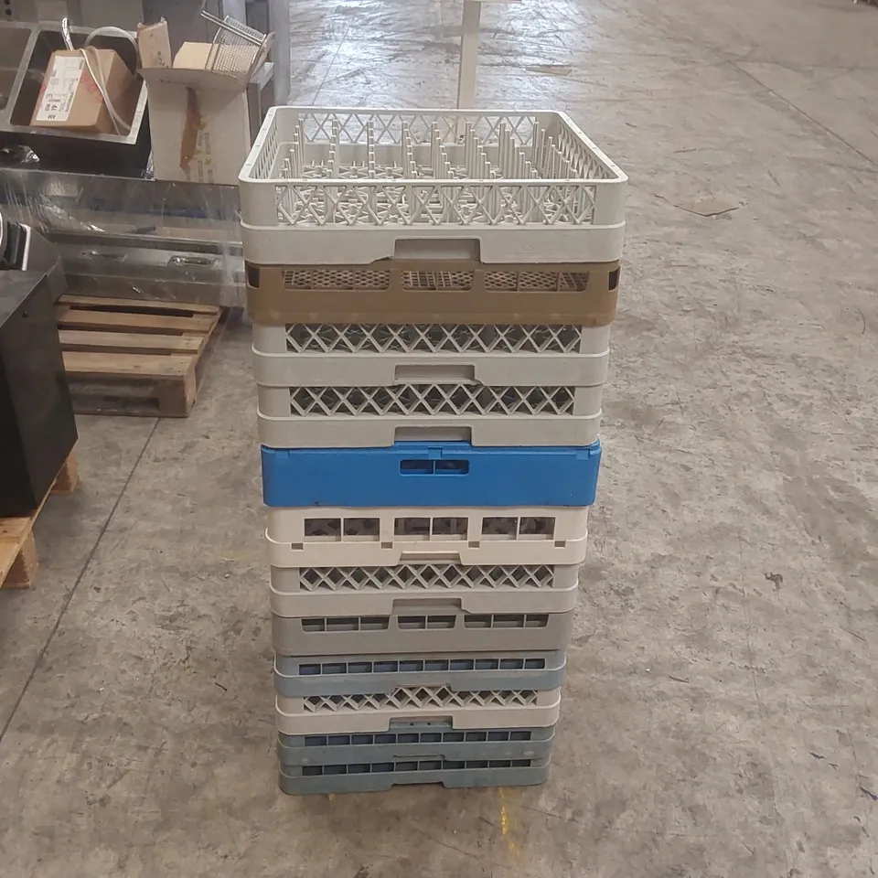 12x COMMERCIAL DISHWASHER BASKETS