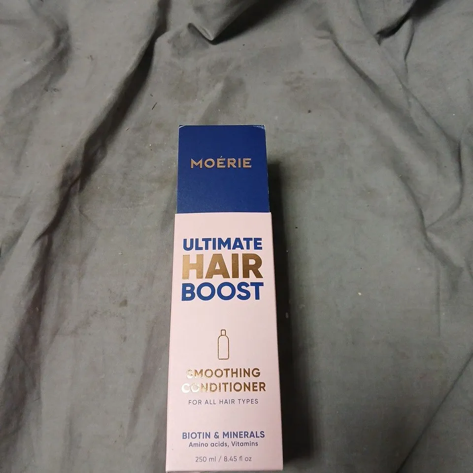 MOERIE ULTIMATE HAIR BOOST SMOOTHING CONDITIONER – BIOTIN & MINERALS, 250 ML (BOXED)