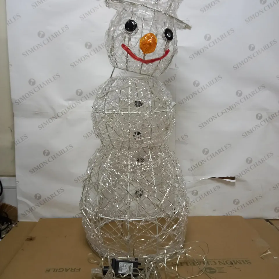 JOHN LEWIS SNOWMAN LIGHT ICE WHITE LEDS