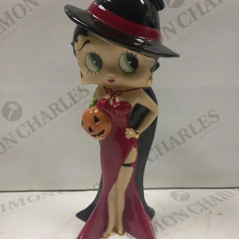 WADE BETTY BOOP PREMIER COLLECTION HALLOWEEN TRICK OR TREAT ORNAMENT