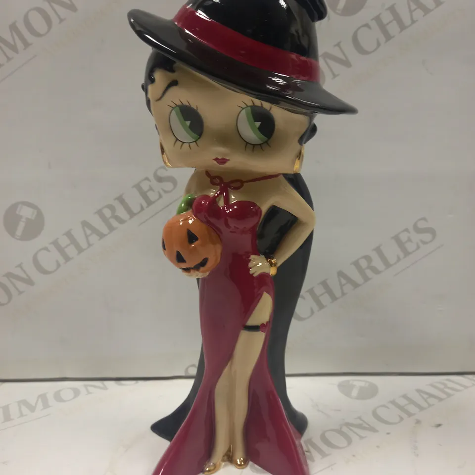 WADE BETTY BOOP PREMIER COLLECTION HALLOWEEN TRICK OR TREAT ORNAMENT