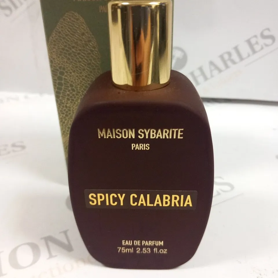BOXED MAISON SYBARITE PARIS SPICY CALABRIA EAU DE PARFUM 75ML