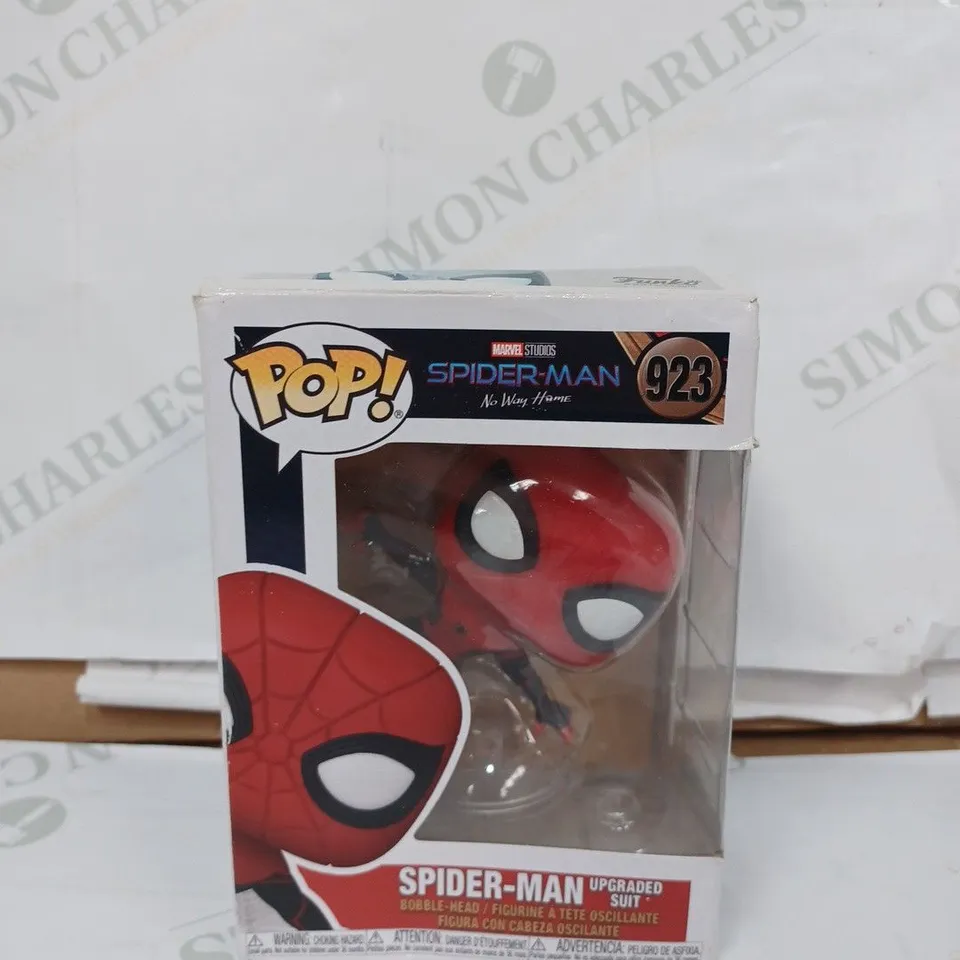 BOXED FUNKO POP SPIDER-MAN UPGRADED SUIT NO.923