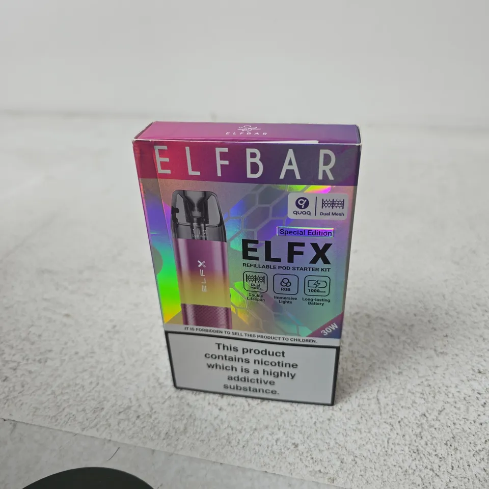 APPROXIMATELY 30 ASSORTED E-CIG PRODUCTS AND ACCESSORIES TO INCLUDE INNOKIN , GEEK VAPE AND ELFBAR