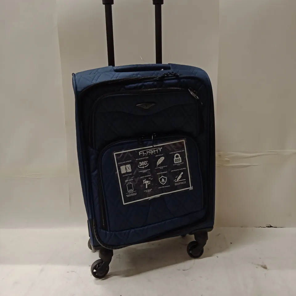FLIGHT KNIGHT BLUE WHEELED SUITCASE