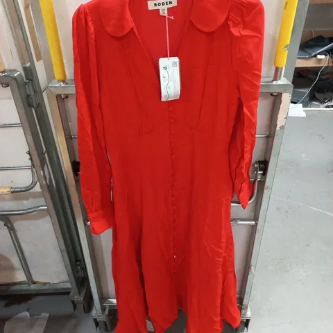 BODEN RED DRESS, UK 10P (US 6P) – WOMEN'S CLOTHING