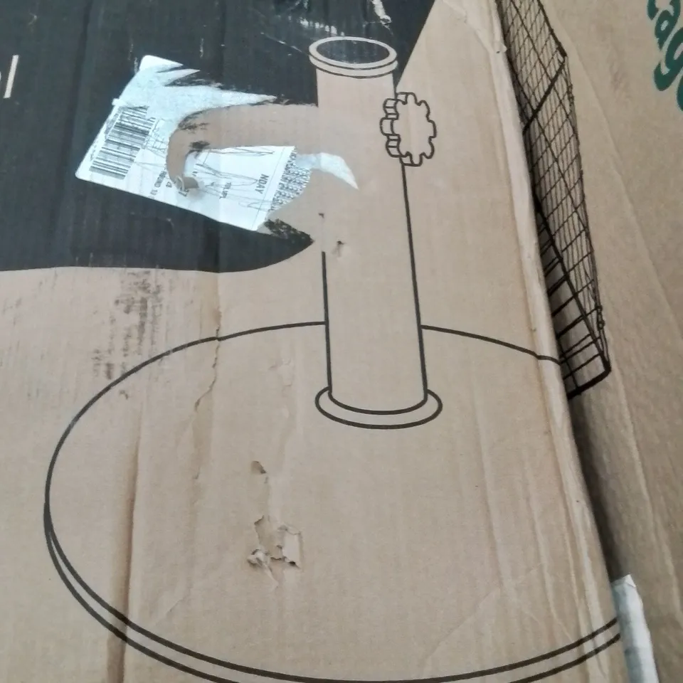 BOXED GARDEN PARASOL BASE