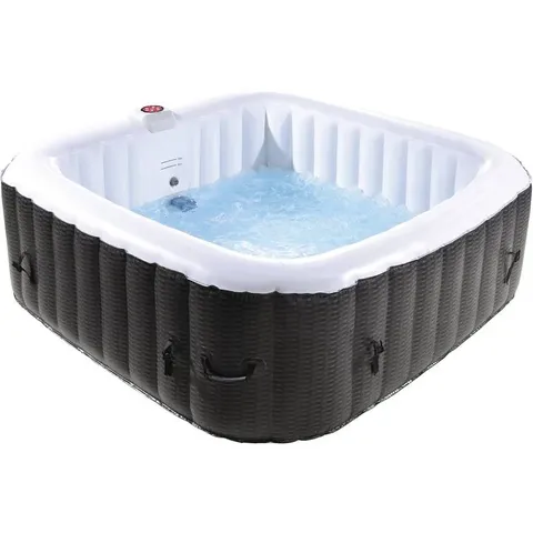 BOXED FREEPORT PARK 240V 6 PERSON - PERSON 130 - JET VIYNL SQUARE PLUG AND PLAY HOT TUB