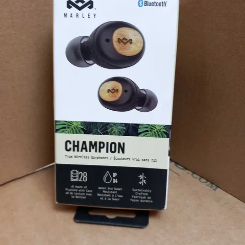 BOXED HOUSE OF MARLEY CHAMPION TRUE WIRELESS EARPHONES