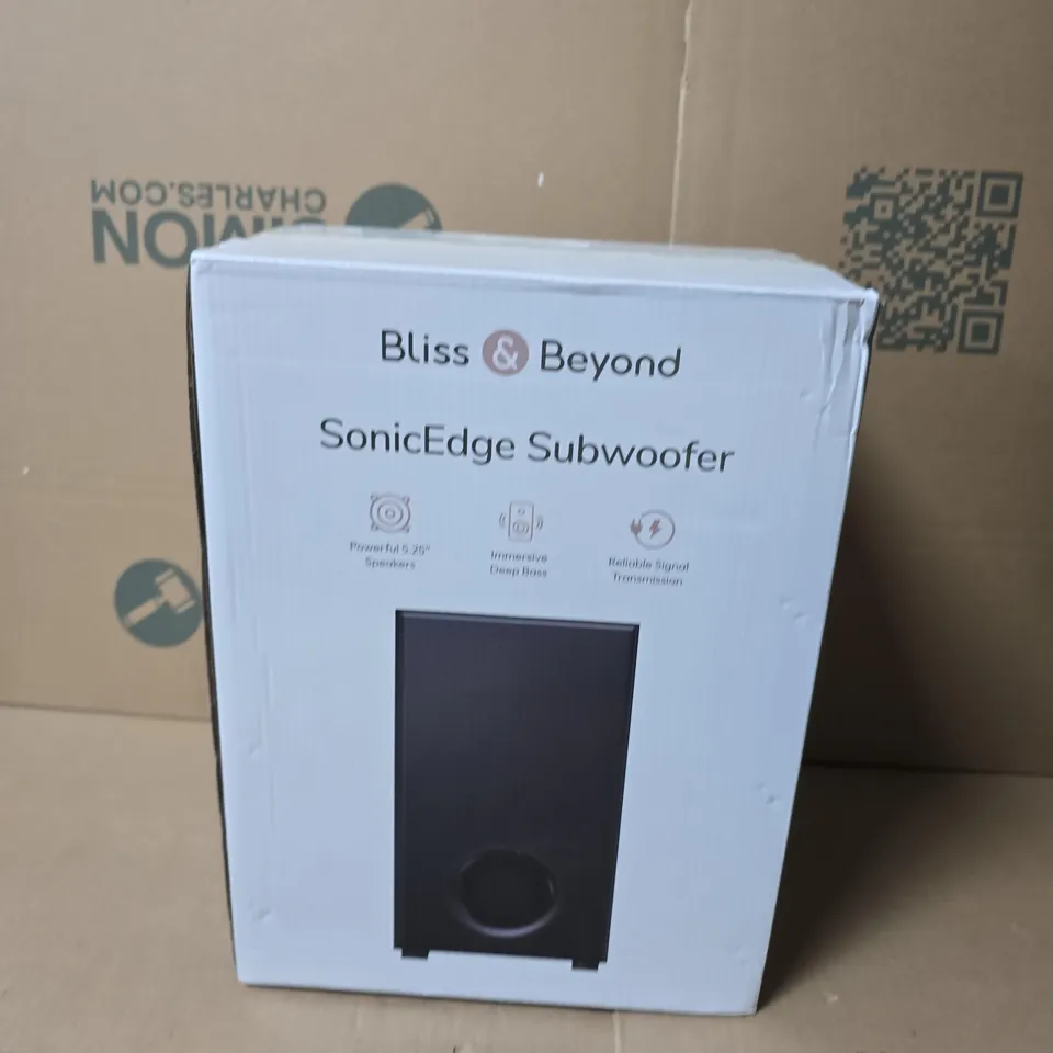 BLISS & BEYOND SONICEDGE SUBWOOFER – BOXED