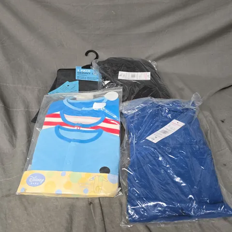 BOX OF APPROXIMATELY 30 ASSORTED KIDS CLOTHING ITEMS TO INCUDE - BABY SLEEPSUITS, CARDIGAN, TROUSERS, ETC