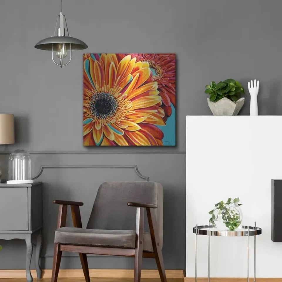COLOR BURSTS II BY CAROLEE VITALETTI - CANVAS GRAPHIC ART PRINT