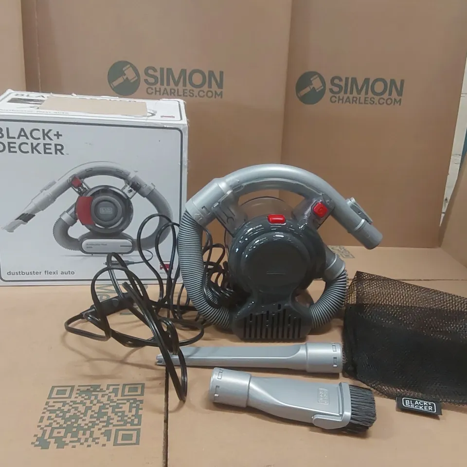BOXED BLACK + DECKER PD1200AV DUSTBUSTER FLEXI AUTO 