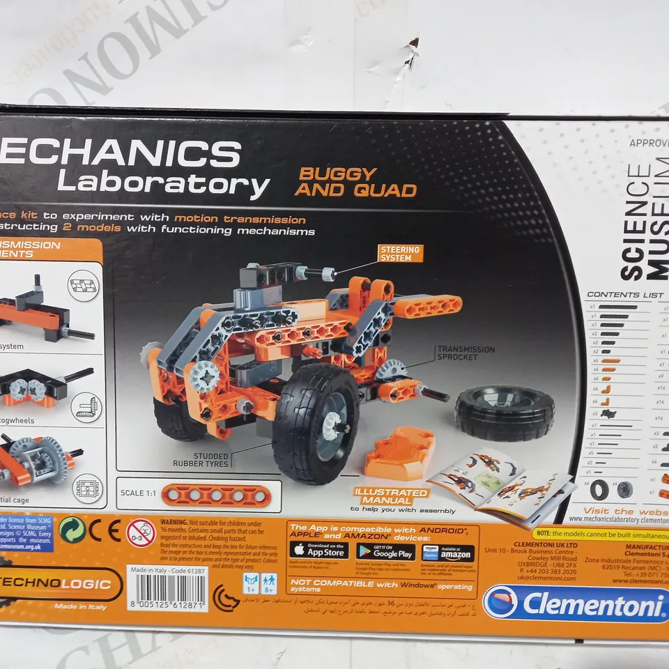 CLEMENTONI MECHANICS LABORATORY BUGGY AND QUAD