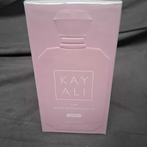BOXED AND SEALED KAY ALI YUM BOUJEE MARSHMALLOW 81 INTENSE EAU DE PARFUM 100ML