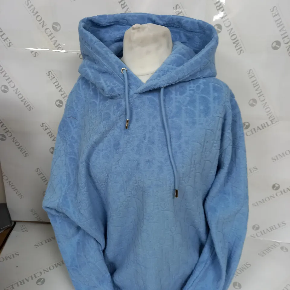 DIOR CASUAL HOODIE IN BLUE