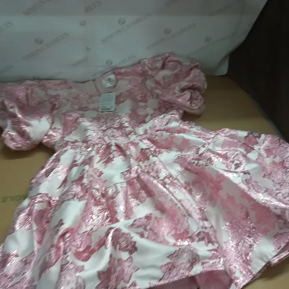 FOREVER UNIQUE PINK DRESS - UK 18