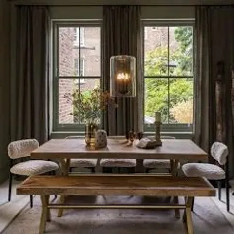 BOXED REEVES DINING TABLE - LARGE