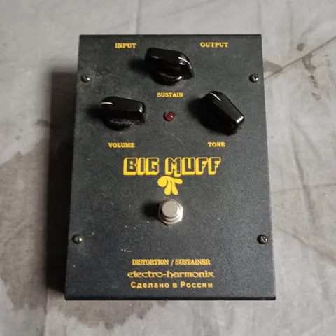 ELECTRO-HARMONIX BIG MUFF DISTORTION/SUSTAINER UNIT 