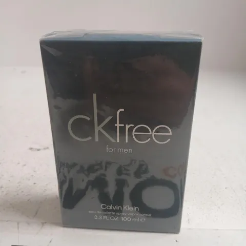 BOXED AND SEALED CALVIN KLEIN CK FREE EAU DE TOILETTE 100ML