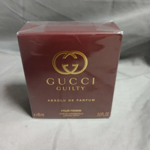 BOXED AND SEALED GUCCI GUILTY ABSOLU DE PARFUM POUR FEMME 60ML
