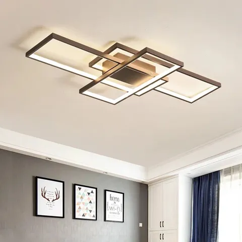 BOXED LORINZO 3-LIGHT 90cm LED FLUSH MOUNT