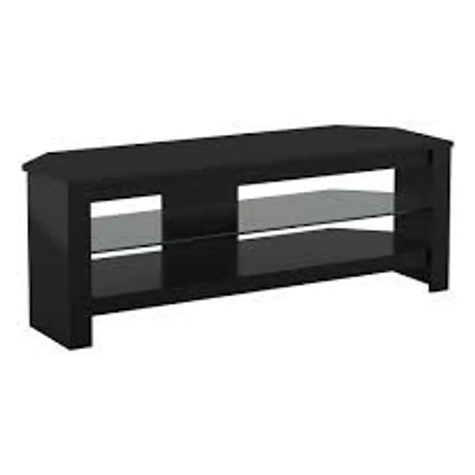 BOXED CALIBRE PLUS BLACK OAK EFFECT TV STAND 