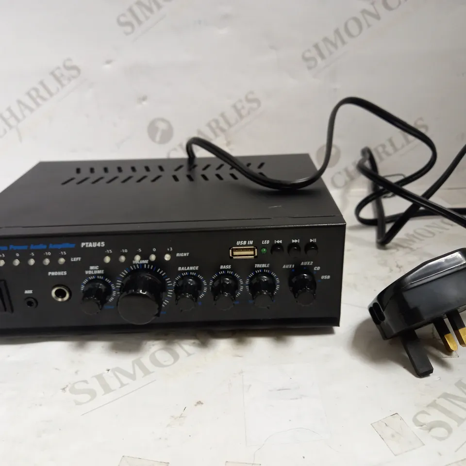 PYLE USA PTAU45 2X120W STEREO POWER AMPLIFIER RRP £104.99