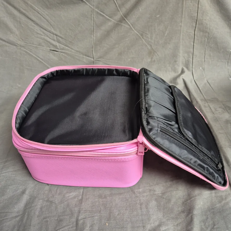 MADE BY MITCHELL COSMETIC ORGANISER CASE IN PINK