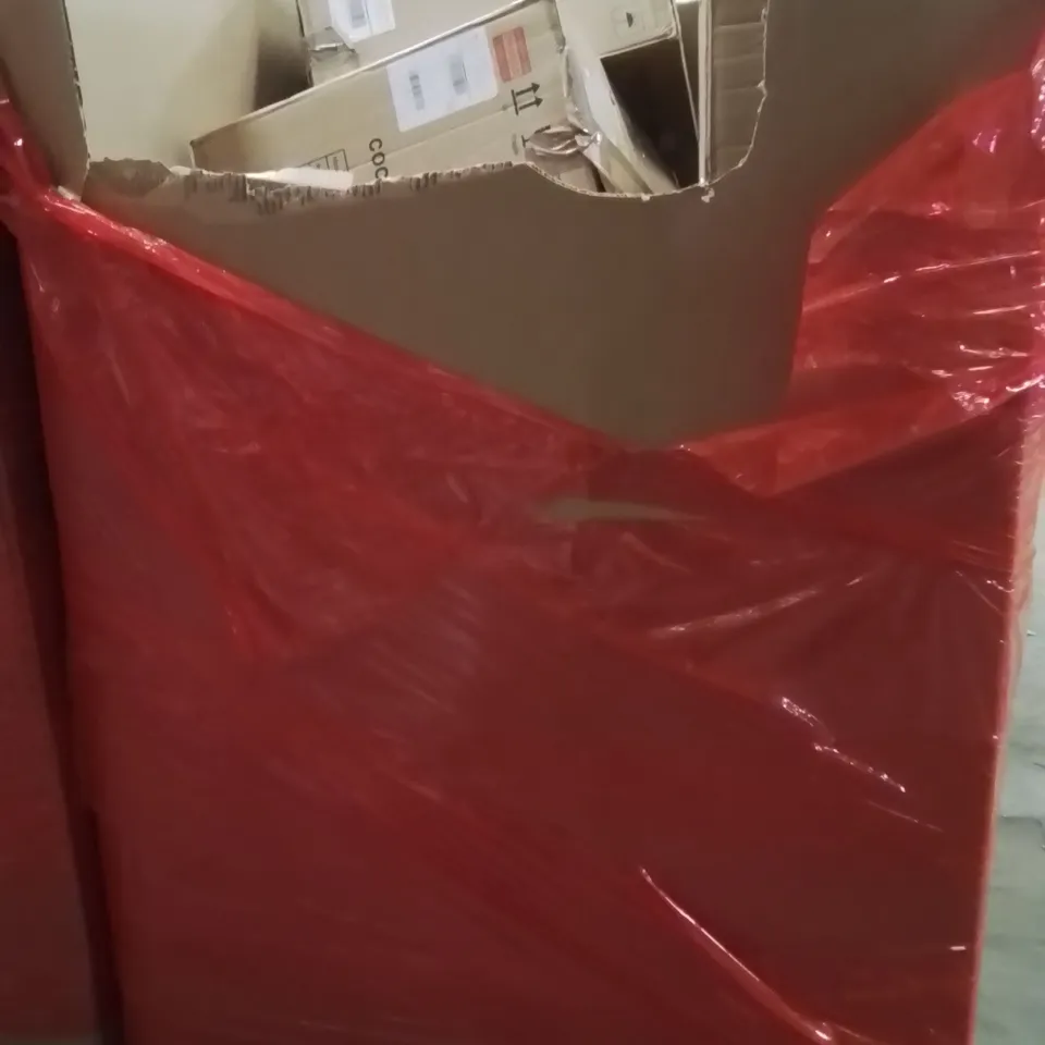 PALLET OF ASSORTED HOUSEHOLD GOODS AND PRODUCTS TO INCLUDE;COOKER HOOD,LUMBER SUPPORT PILLOW,CLOCK