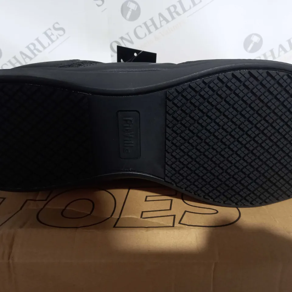 BOXED PAIR OF FITVILLE GALILEO V1 STEEL TOE CAP IN BLACK SIZE 14 