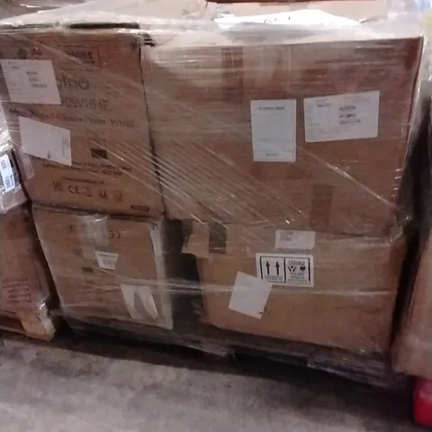 PALLET OF ASSORTED KITCHEN APPLIANCES TO INCLUDE;COOKER HOOD,MICROWAVE,CANOPY HOOD