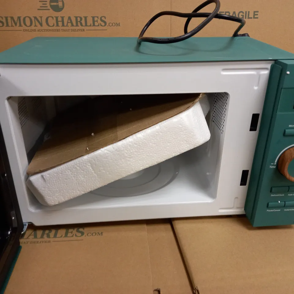 SWAN 20L NORDIC DIGITAL LED MICROWAVE 800W MATTE GREEN