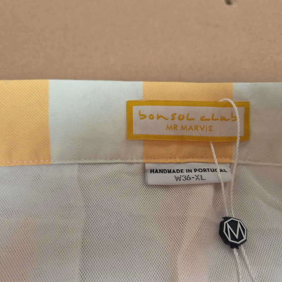 MR MARVIS STRIPED SWIM SHORTS – HANDMADE IN PORTUGAL (SIZE W36-XL)