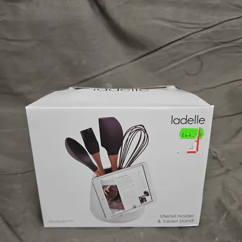 LADELLE UTENSIL HOLDER AND TABLET STAND
