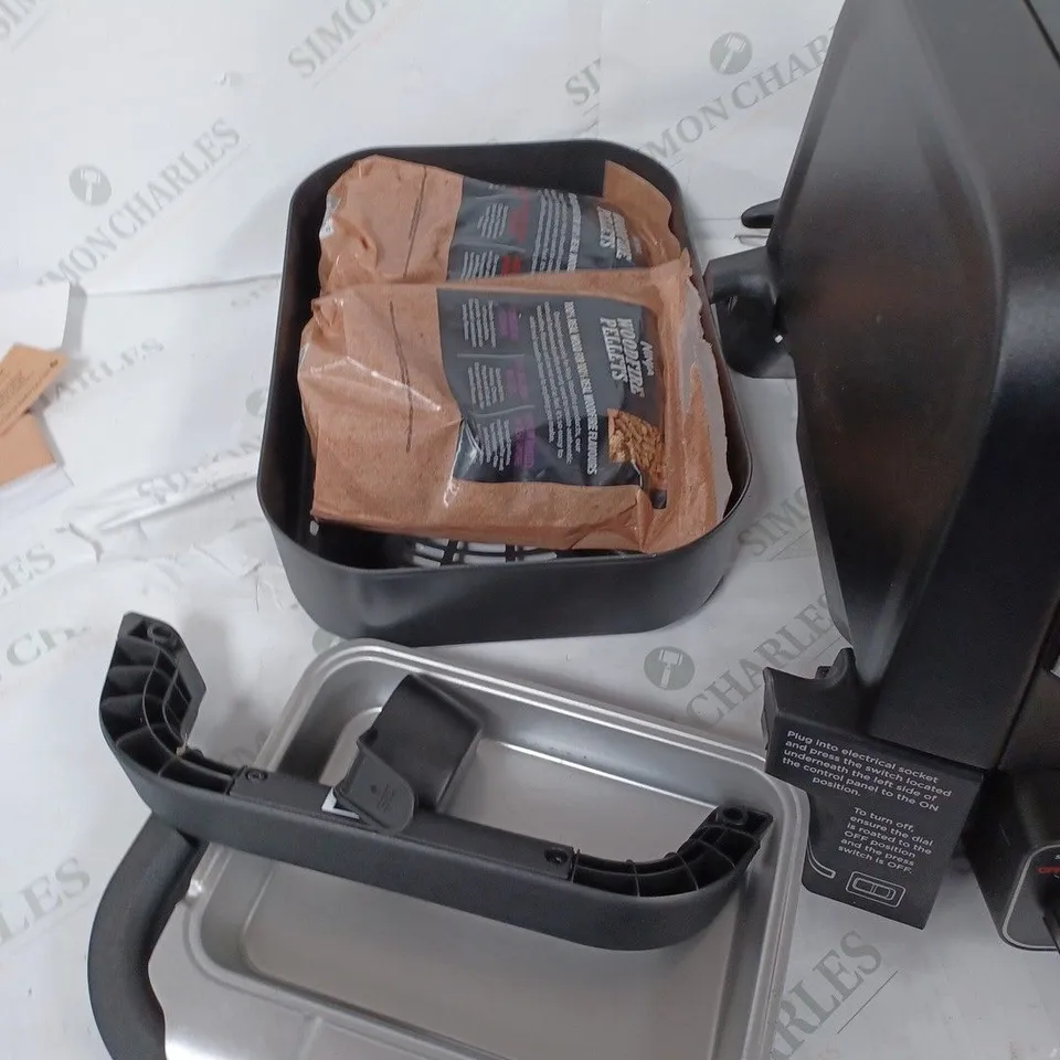 NINJA WOODFIRE ELECTRIC BBQ GRILL & SMOKER WITH AIR FRY FUNCTION OG701UKQ