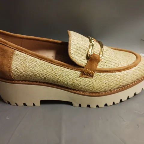MODA IN PELLE LADIES WEDGE SHOES GOLD SIZE EU 40