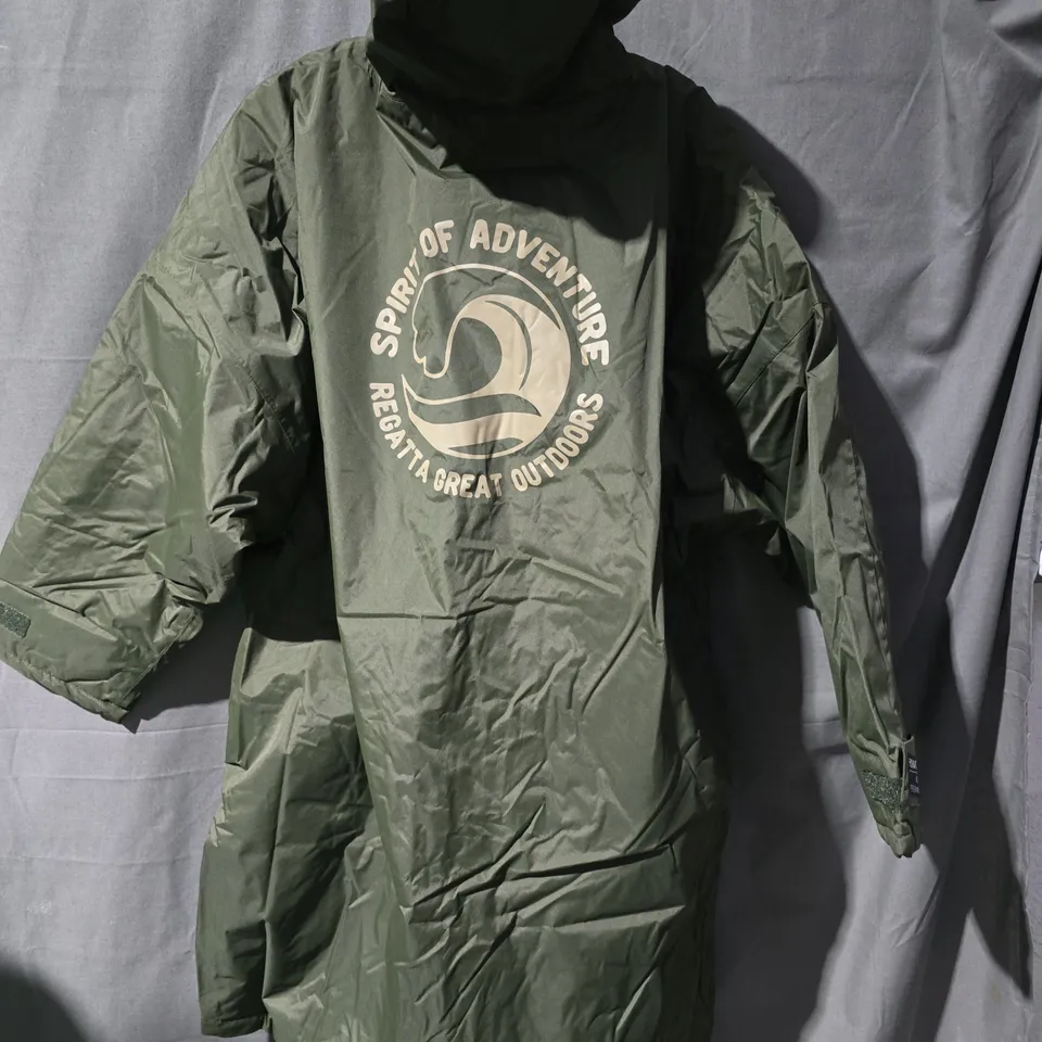 REGATTA GREAT OUTDOORS HYDRAFORT PARKA JACKET – DARK KHAKI, UK XS/S (UNISEX)