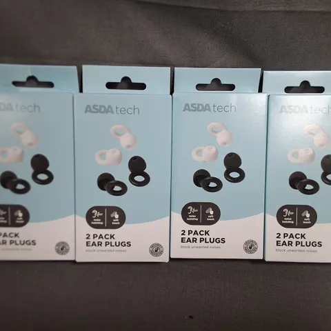 BRAND NEW BOXED 4-PACK OF NOISE SENSITIVITY EAR PLUG PAIRS 