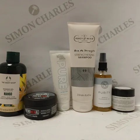 BOX OF APPROX 20 ASSORTED HEALTH AND BEAUTY ITEMS TO INCLUDE - GOT2B PHENO MENAL MOUDLING PASTE - THE BODY SHOP SHOWER GEL MANGO - NEW AGE ZINC CREAM ECT 
